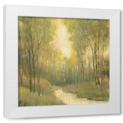 Forest Sanctuary I White Modern Wood Framed Art Print by OToole, Tim