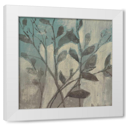 Sepia and Spa I White Modern Wood Framed Art Print by Goldberger, Jennifer