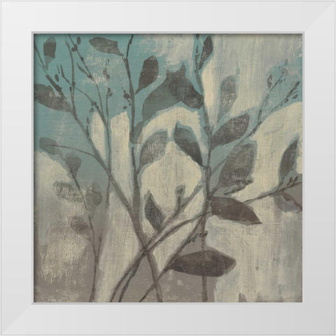 Sepia and Spa I White Modern Wood Framed Art Print by Goldberger, Jennifer