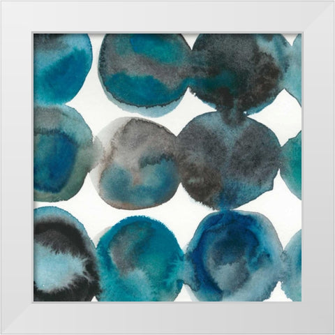 La Mer III White Modern Wood Framed Art Print by Zarris, Chariklia