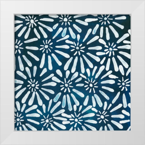 La Mer IX White Modern Wood Framed Art Print by Zarris, Chariklia