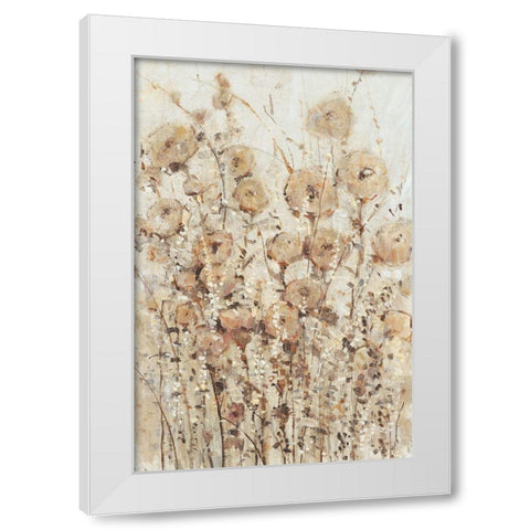 Garden Edge I White Modern Wood Framed Art Print by OToole, Tim