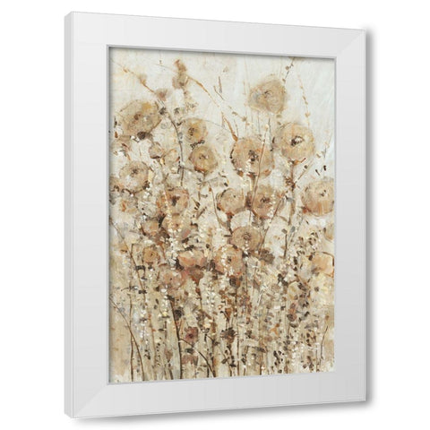 Garden Edge I White Modern Wood Framed Art Print by OToole, Tim