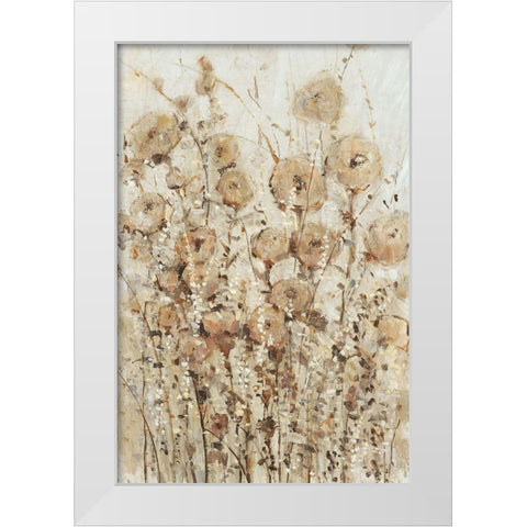 Garden Edge I White Modern Wood Framed Art Print by OToole, Tim