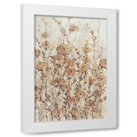 Garden Edge II White Modern Wood Framed Art Print by OToole, Tim