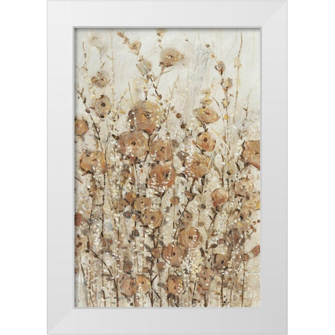 Garden Edge II White Modern Wood Framed Art Print by OToole, Tim