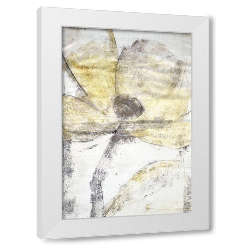 Une Fleur II White Modern Wood Framed Art Print by OToole, Tim