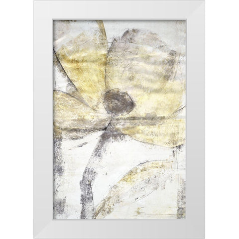 Une Fleur II White Modern Wood Framed Art Print by OToole, Tim