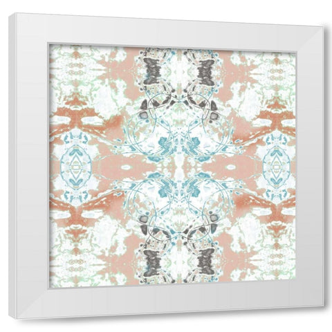 Pretty Mirror II White Modern Wood Framed Art Print by Goldberger, Jennifer