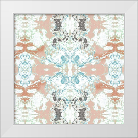 Pretty Mirror II White Modern Wood Framed Art Print by Goldberger, Jennifer