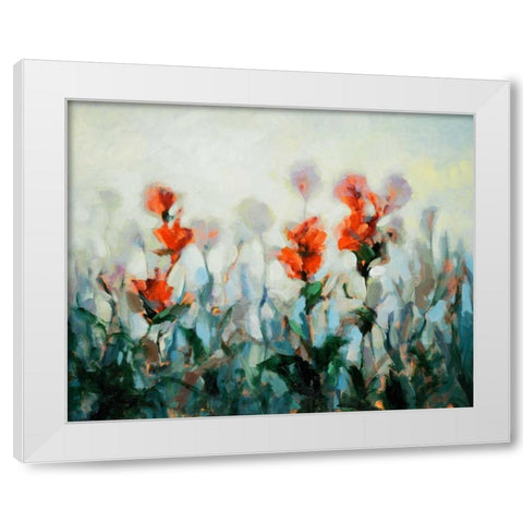 Ode to Monet 3 White Modern Wood Framed Art Print by Dag, Inc.