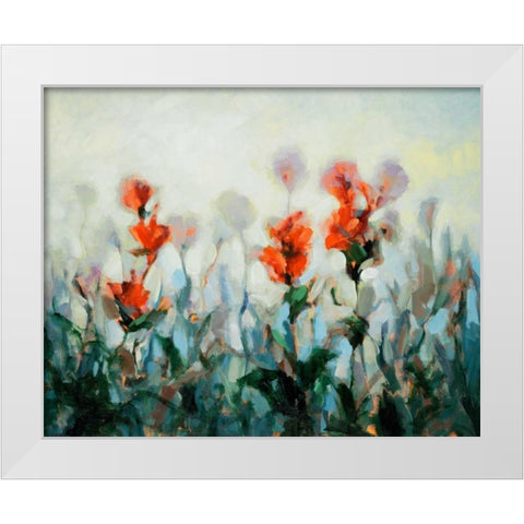 Ode to Monet 3 White Modern Wood Framed Art Print by Dag, Inc.