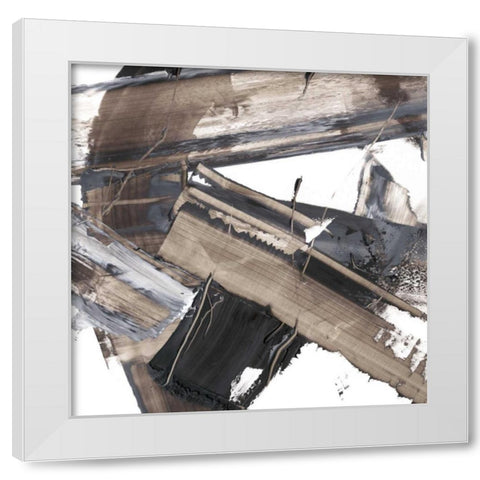 This Way and That II White Modern Wood Framed Art Print by Harper, Ethan
