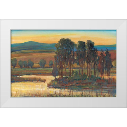 Open Inlet II White Modern Wood Framed Art Print by OToole, Tim