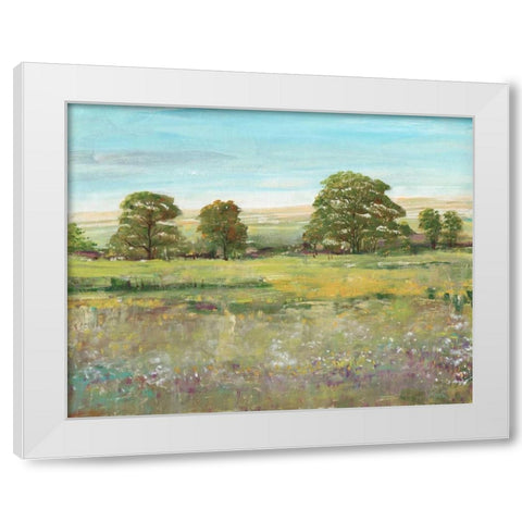 Abundant Spring II White Modern Wood Framed Art Print by OToole, Tim