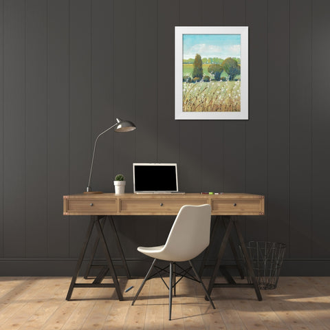Summer Breeze I White Modern Wood Framed Art Print by OToole, Tim