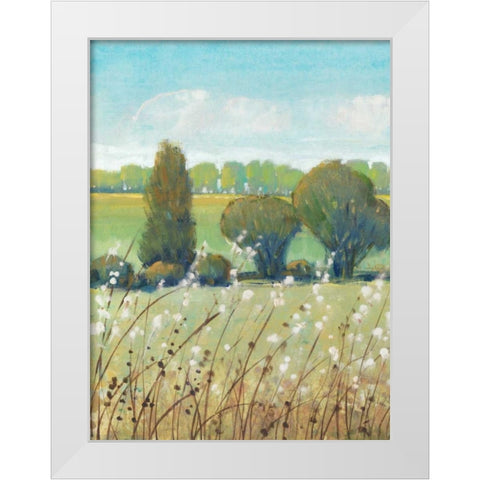 Summer Breeze I White Modern Wood Framed Art Print by OToole, Tim