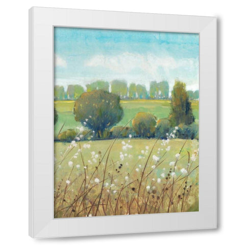Summer Breeze II White Modern Wood Framed Art Print by OToole, Tim