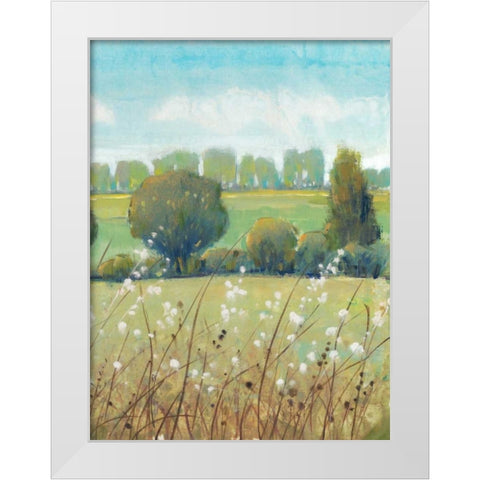 Summer Breeze II White Modern Wood Framed Art Print by OToole, Tim