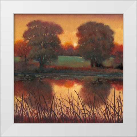 Early Evening II White Modern Wood Framed Art Print by OToole, Tim