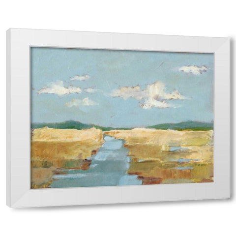 Summer Wetland II White Modern Wood Framed Art Print by Harper, Ethan