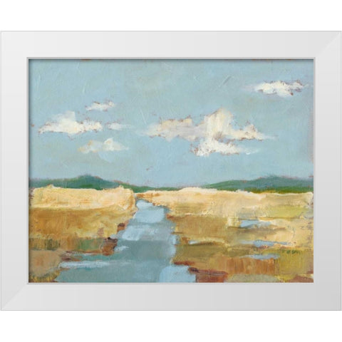 Summer Wetland II White Modern Wood Framed Art Print by Harper, Ethan