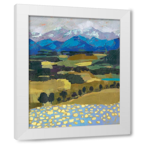 Alpine Impression II White Modern Wood Framed Art Print by Borges, Victoria