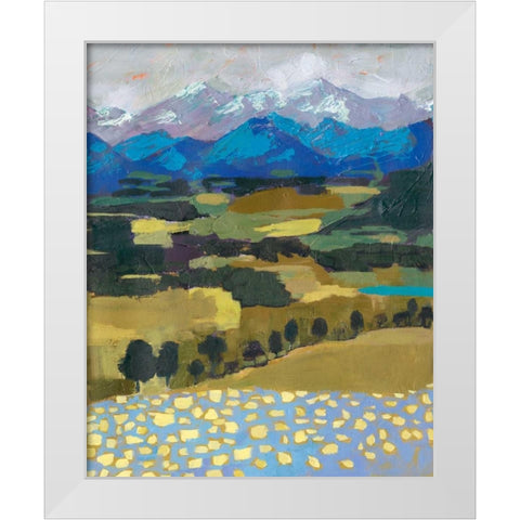 Alpine Impression II White Modern Wood Framed Art Print by Borges, Victoria