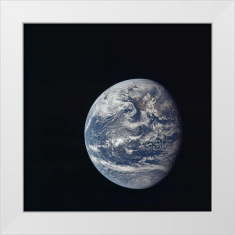Space Photography II White Modern Wood Framed Art Print by Unknown