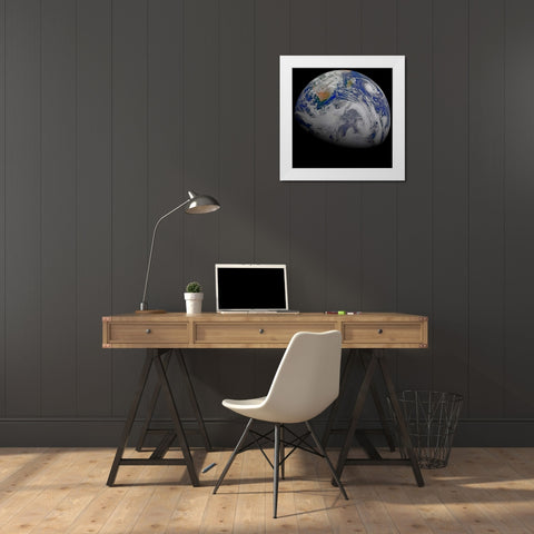 Space Photography III White Modern Wood Framed Art Print by Unknown