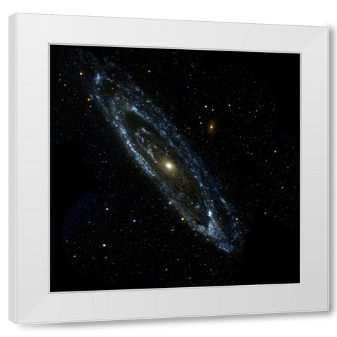 Space Photography V White Modern Wood Framed Art Print by Unknown