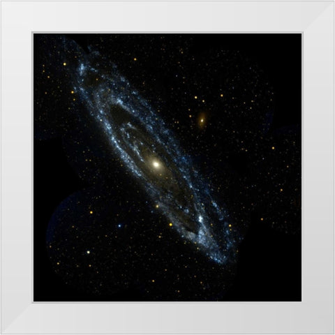 Space Photography V White Modern Wood Framed Art Print by Unknown