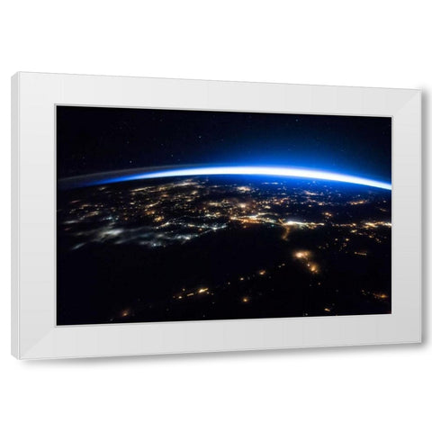 Space Photography XII White Modern Wood Framed Art Print by Unknown