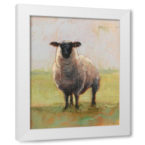 Away from the Flock I White Modern Wood Framed Art Print by Harper, Ethan