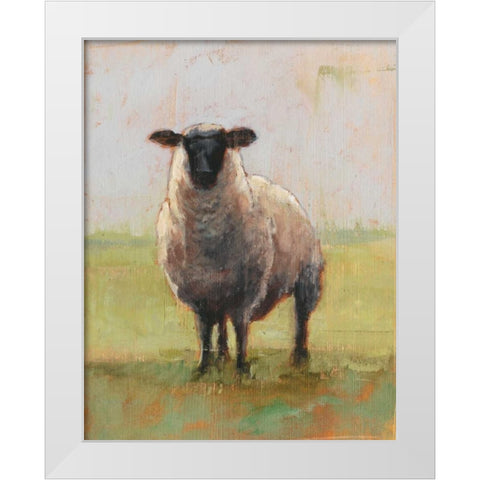 Away from the Flock I White Modern Wood Framed Art Print by Harper, Ethan