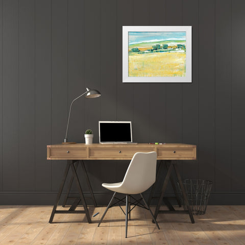 Summer Heat I White Modern Wood Framed Art Print by OToole, Tim