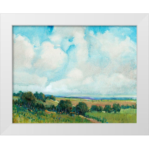 Looming Clouds I White Modern Wood Framed Art Print by OToole, Tim