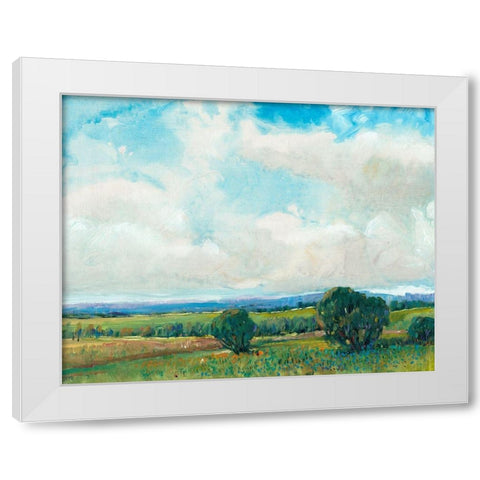 Looming Clouds II White Modern Wood Framed Art Print by OToole, Tim
