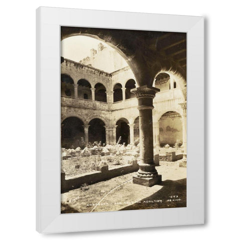 Old Mexico II White Modern Wood Framed Art Print by Unknown