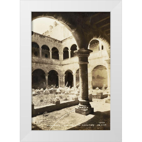Old Mexico II White Modern Wood Framed Art Print by Unknown