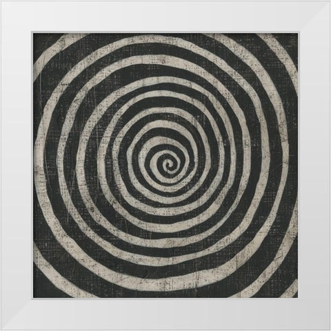 Stone VIII White Modern Wood Framed Art Print by Zarris, Chariklia