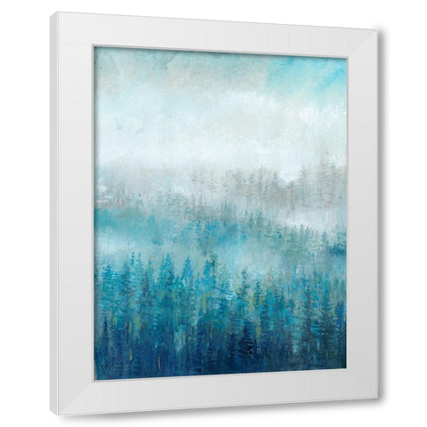 Above the Mist I White Modern Wood Framed Art Print by OToole, Tim