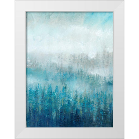 Above the Mist I White Modern Wood Framed Art Print by OToole, Tim