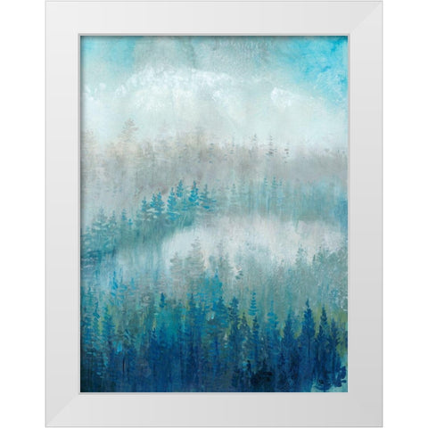 Above the Mist II White Modern Wood Framed Art Print by OToole, Tim