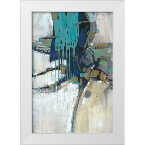 Separation II White Modern Wood Framed Art Print by OToole, Tim