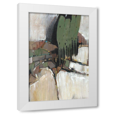 Separation III White Modern Wood Framed Art Print by OToole, Tim