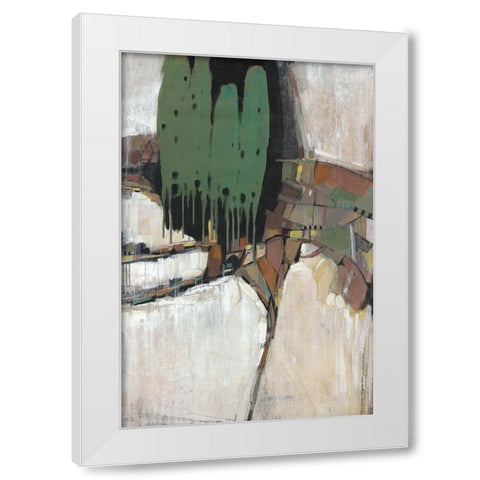 Separation IV White Modern Wood Framed Art Print by OToole, Tim