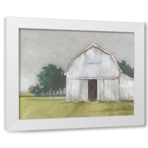 Rustic Barnyard II White Modern Wood Framed Art Print by Harper, Ethan
