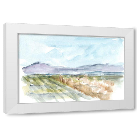 Vibrant Watercolor IV White Modern Wood Framed Art Print by Harper, Ethan