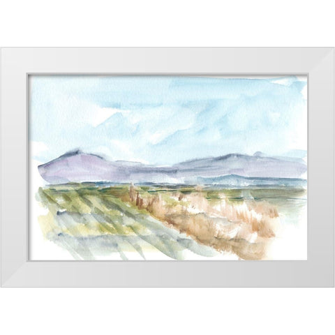 Vibrant Watercolor IV White Modern Wood Framed Art Print by Harper, Ethan